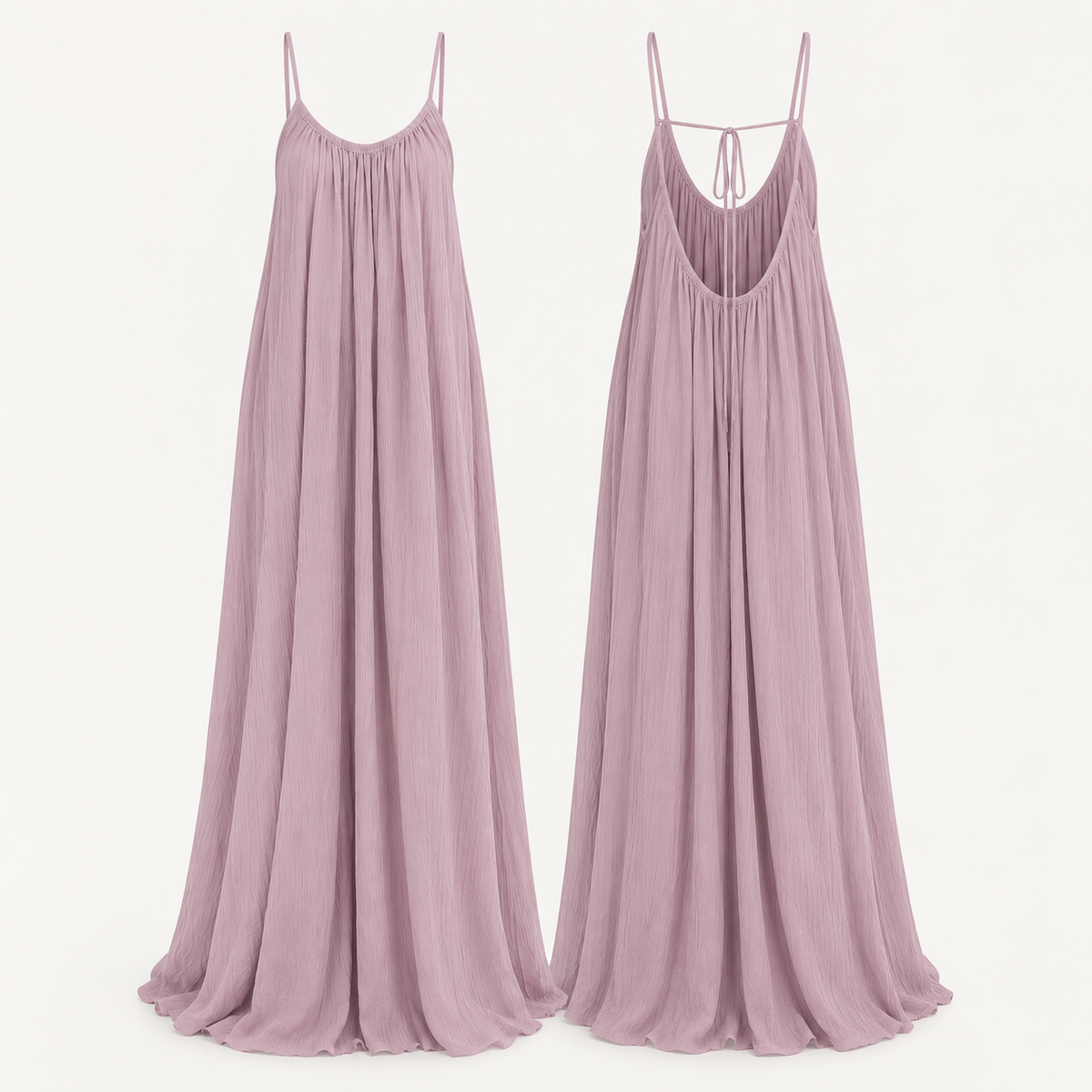 Améliane – V-Back Flowing Maxi Dress