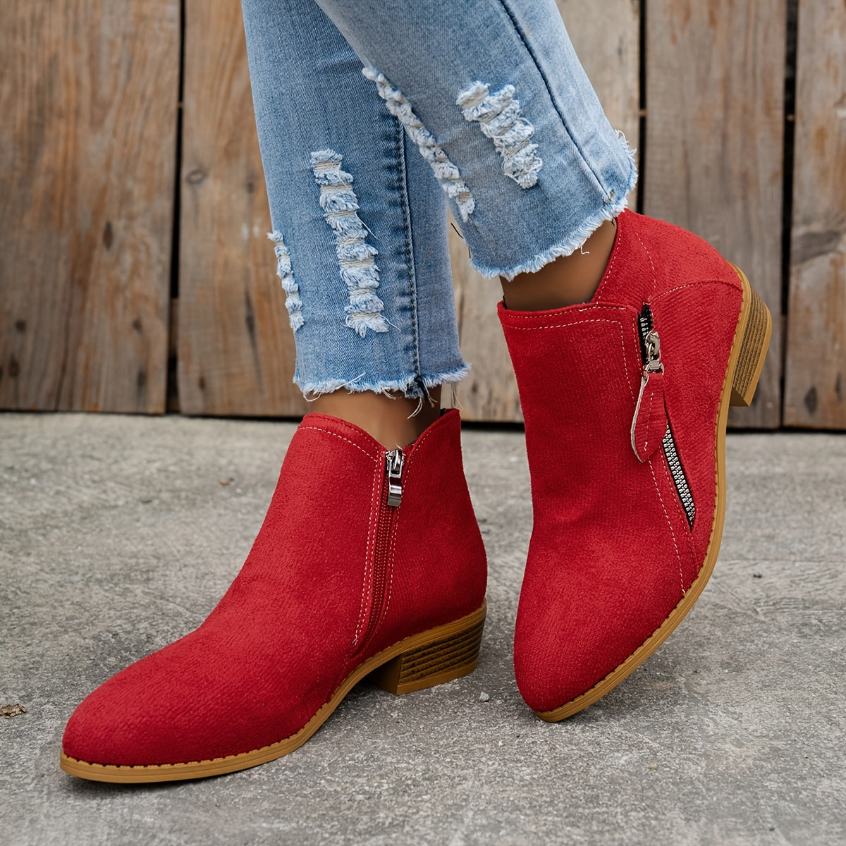 Federica | Elegant Suede Ankle Boots