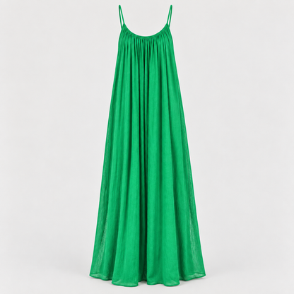 Elodie – V-Back Flowing Maxi Dress