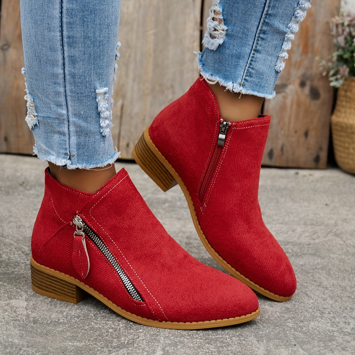 Federica | Elegant Suede Ankle Boots