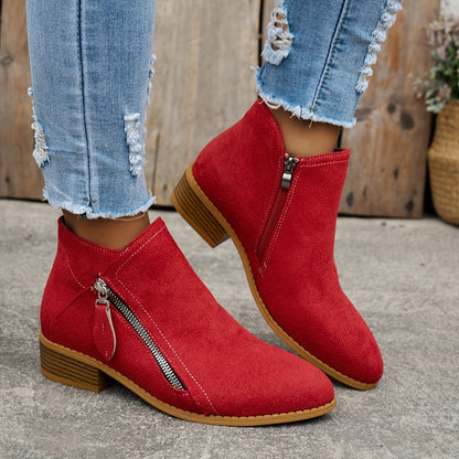 Federica | Elegant Suede Ankle Boots