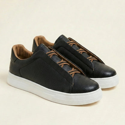 Foley Leather Court Trainer