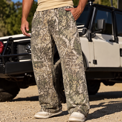 Hunter – Camo Wide-Leg Pants