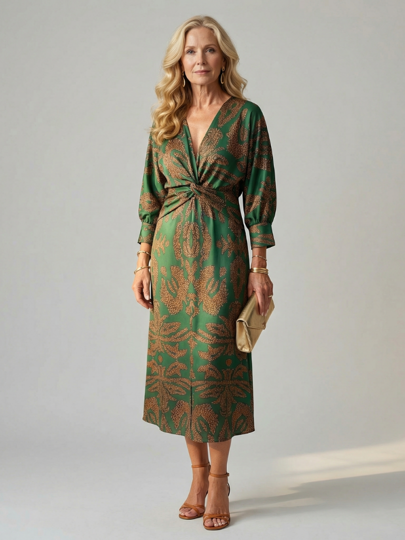Valentina - Cross Midi Dress