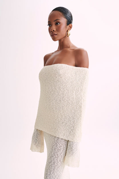 Camille | Off-Shoulder Knit Set