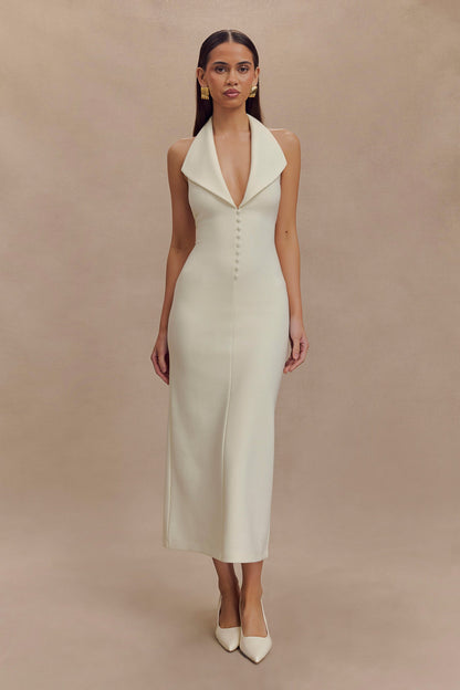 Audrey | Halter Midi Dress