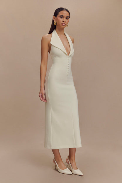Audrey | Halter Midi Dress