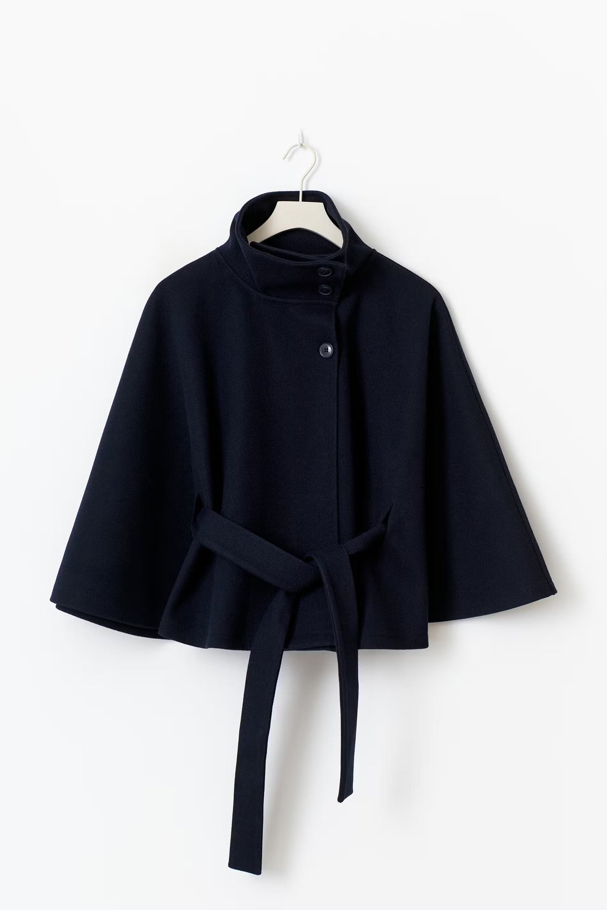 Antonella | Cape Jacket with High Collar