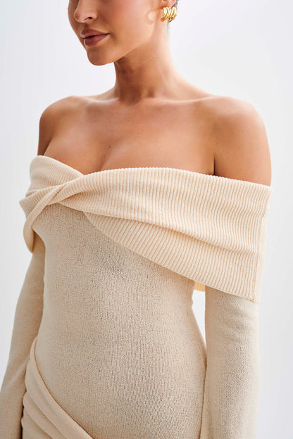 Elara | Off-Shoulder Mini Dress