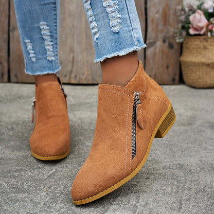 Federica | Elegant Suede Ankle Boots