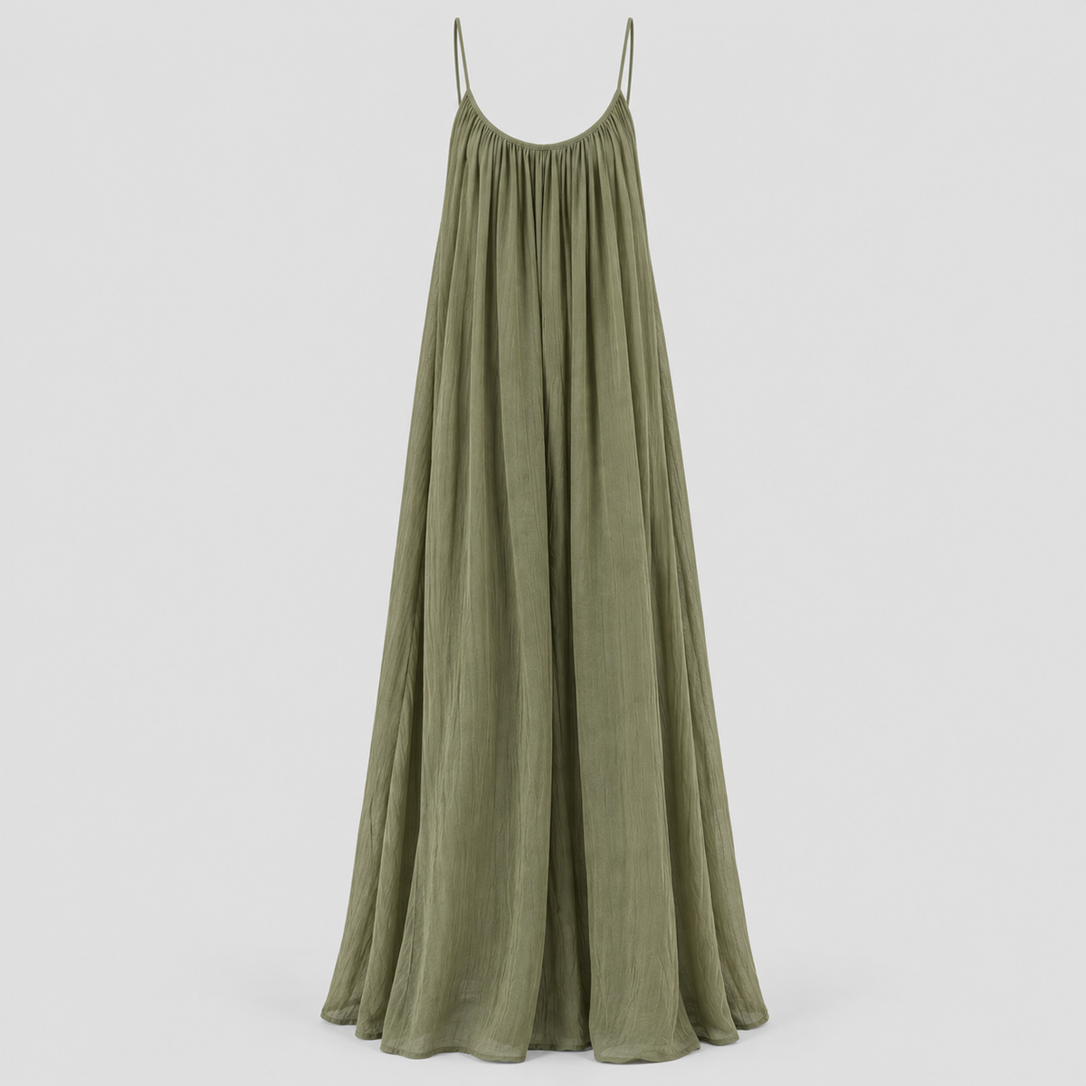 Camille – V-Back Flowing Maxi Dress