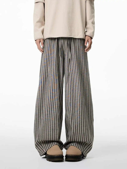 Kuro Striped Baggy Pants