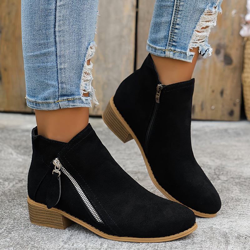 Federica | Elegant Suede Ankle Boots