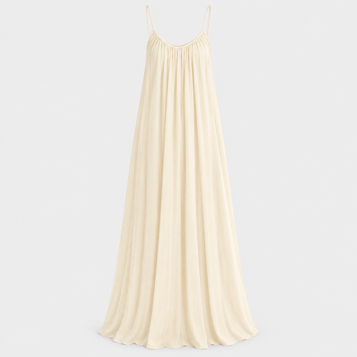 Isabelle – V-Back Flowing Maxi Dress