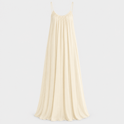 Isabelle – V-Back Flowing Maxi Dress