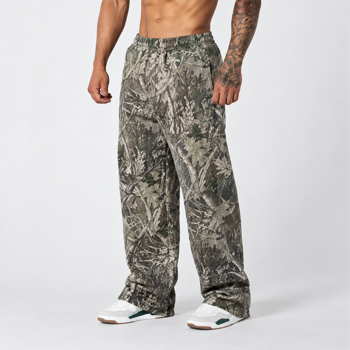 Hunter – Camo Wide-Leg Pants