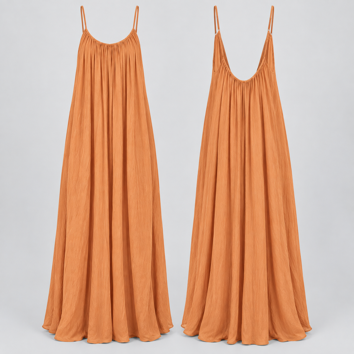 Marielle – V-Back Flowing Maxi Dress