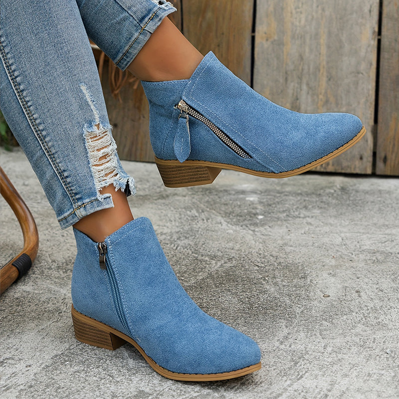 Federica | Elegant Suede Ankle Boots