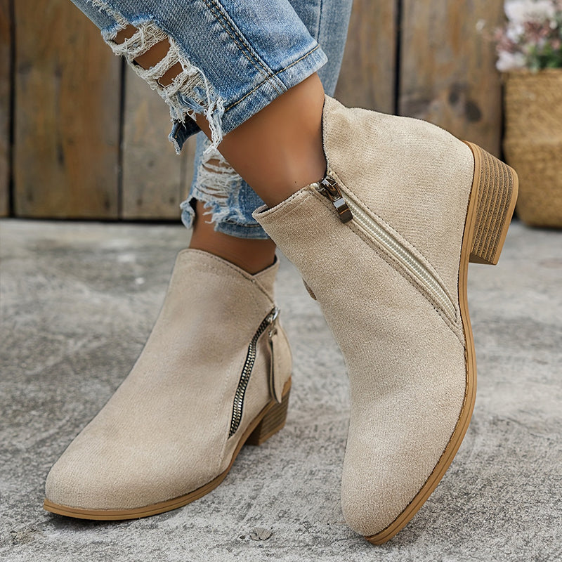 Federica | Elegant Suede Ankle Boots