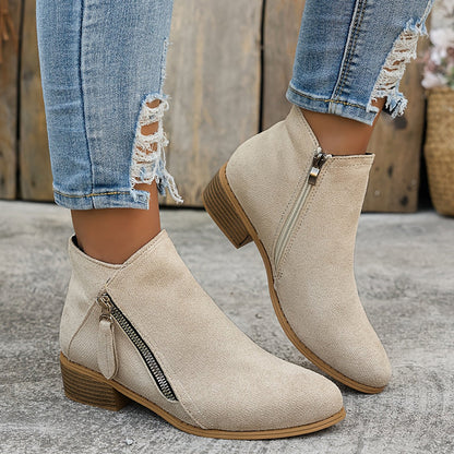 Federica | Elegant Suede Ankle Boots