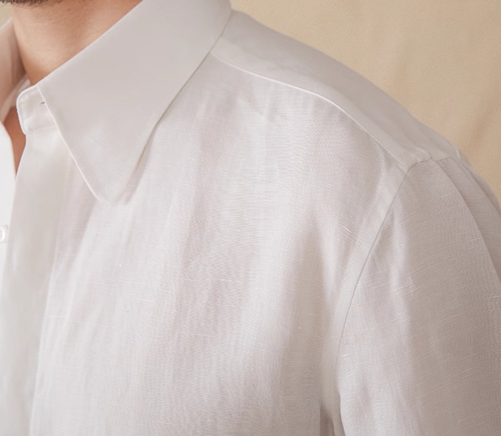 Everyday Soft Touch Linen Blend Long Sleeve Shirt