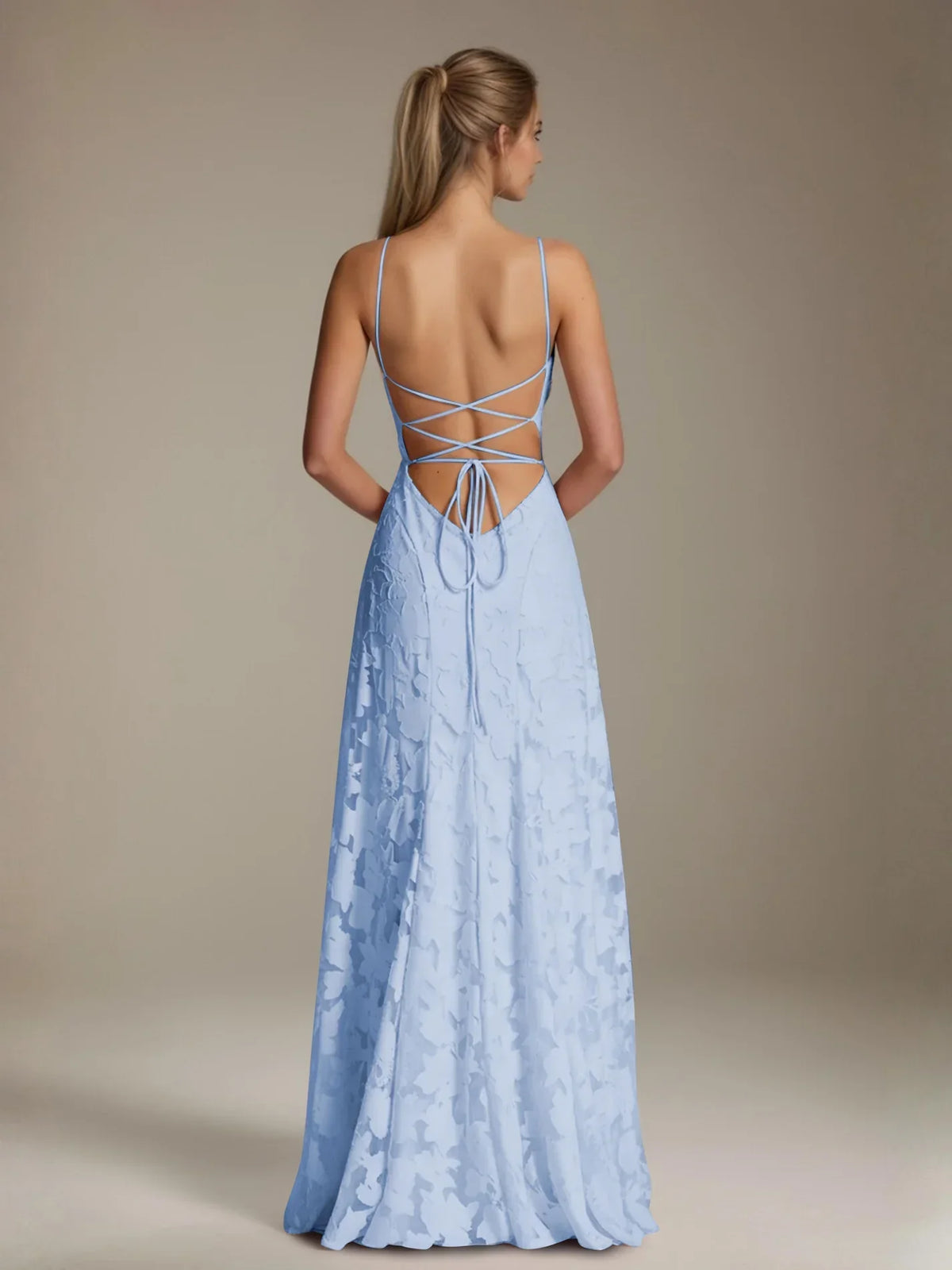 Jacquard Slip Maxi Dress