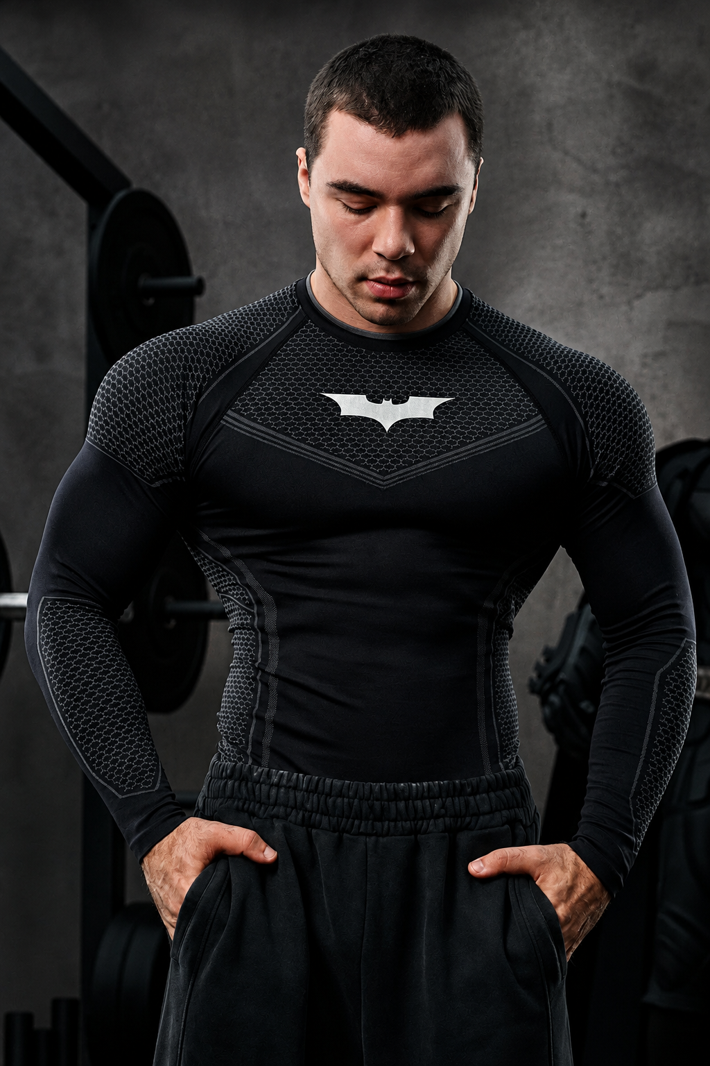 YLA Batman Compression Longsleeves