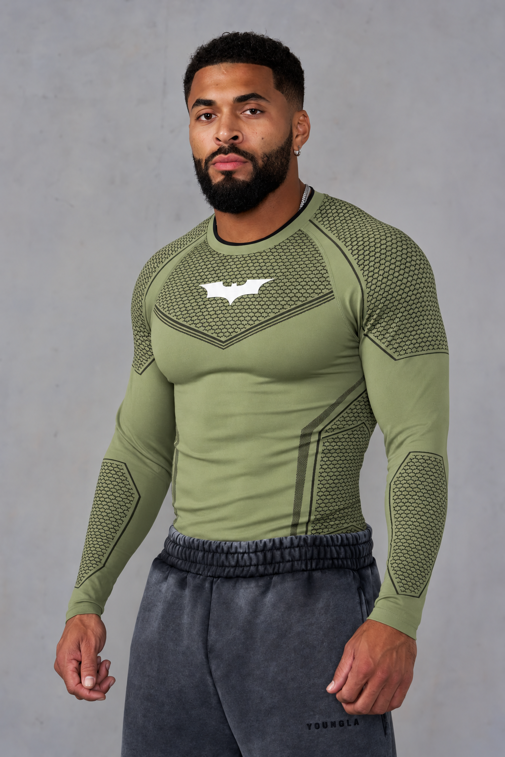 YLA Batman Compression Longsleeves