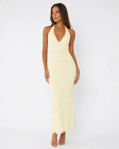 Amoura Lace Maxi Dress
