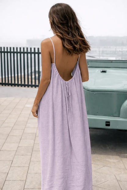 Aria Backless Maxi Dress