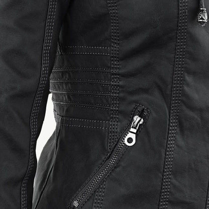 Flavia | Sturdy and Elegant Leather Jacket