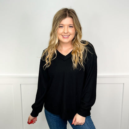 Ribbed Long Sleeve Avery Mae Top