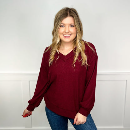 Ribbed Long Sleeve Avery Mae Top