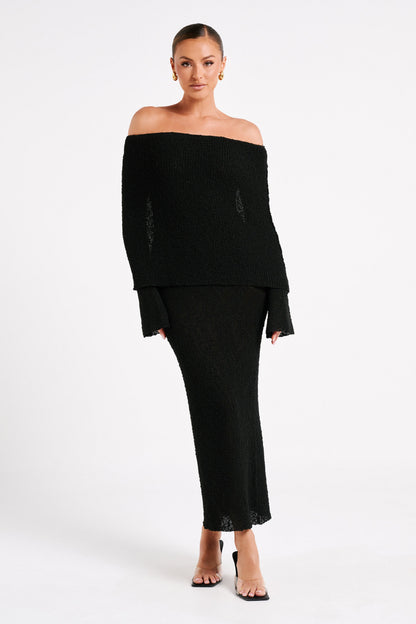 Camille | Off-Shoulder Knit Set
