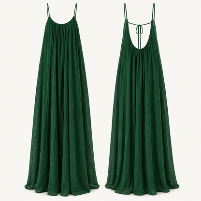 Améliane – V-Back Flowing Maxi Dress