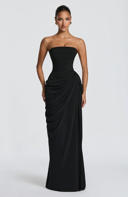 Sienna Strapless Corset Maxi Dress