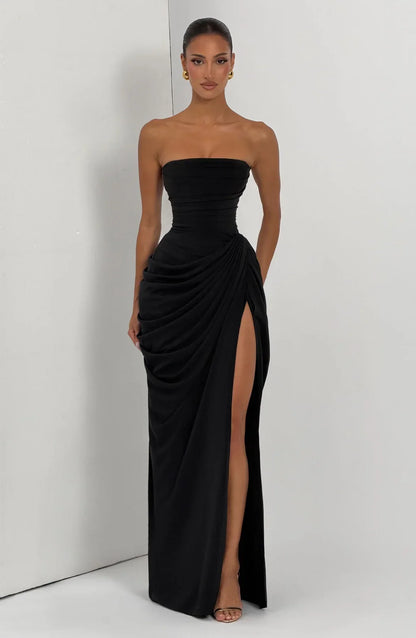 Sienna Strapless Corset Maxi Dress