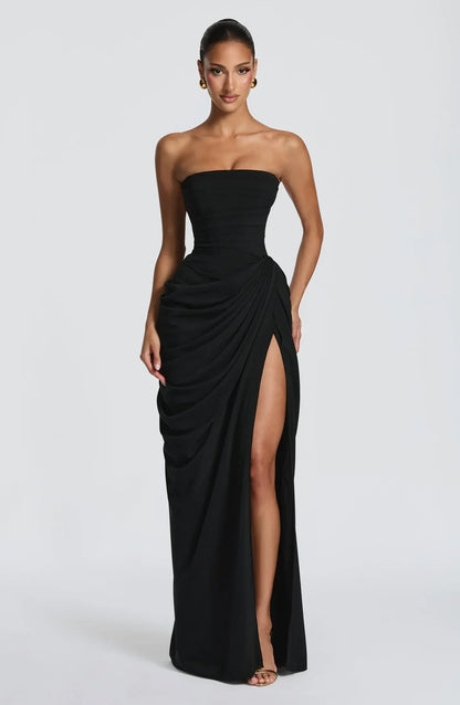 Sienna Strapless Corset Maxi Dress