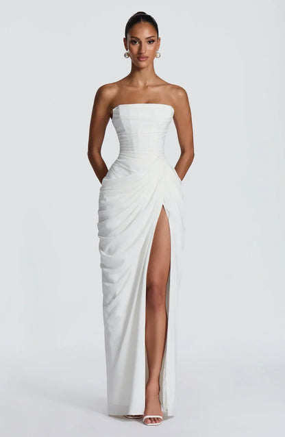 Sienna Strapless Corset Maxi Dress