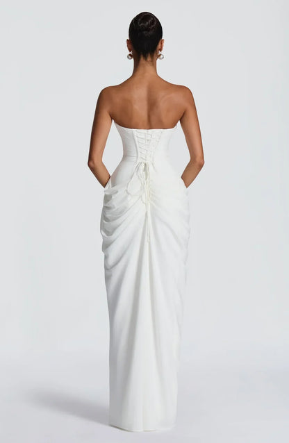 Sienna Strapless Corset Maxi Dress