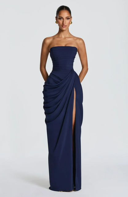 Sienna Strapless Corset Maxi Dress
