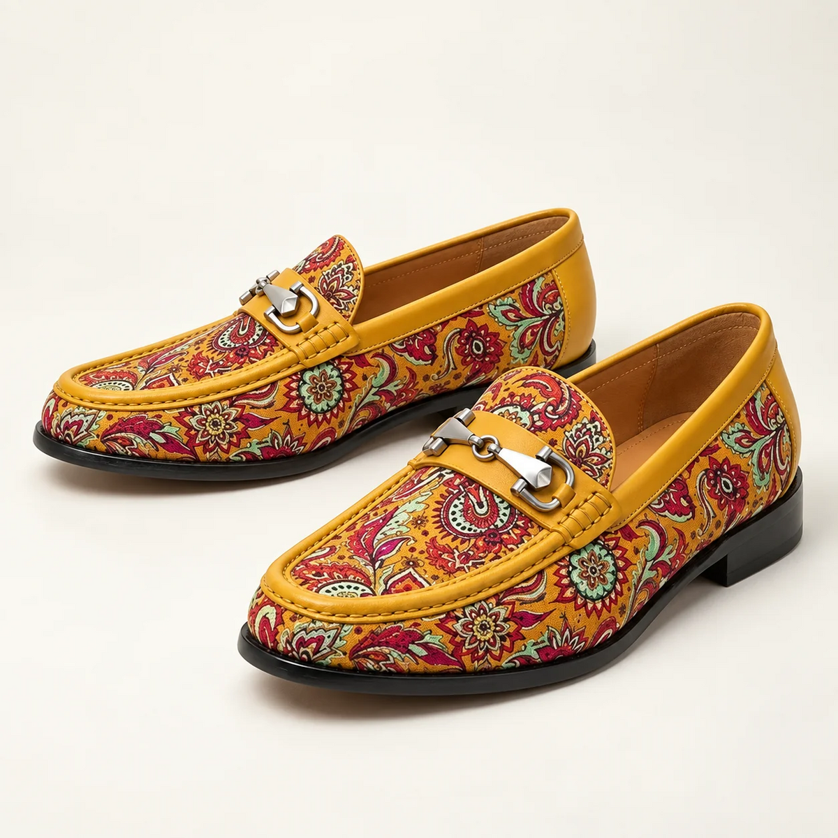 Sorrento | Paisley Horsebit Loafers