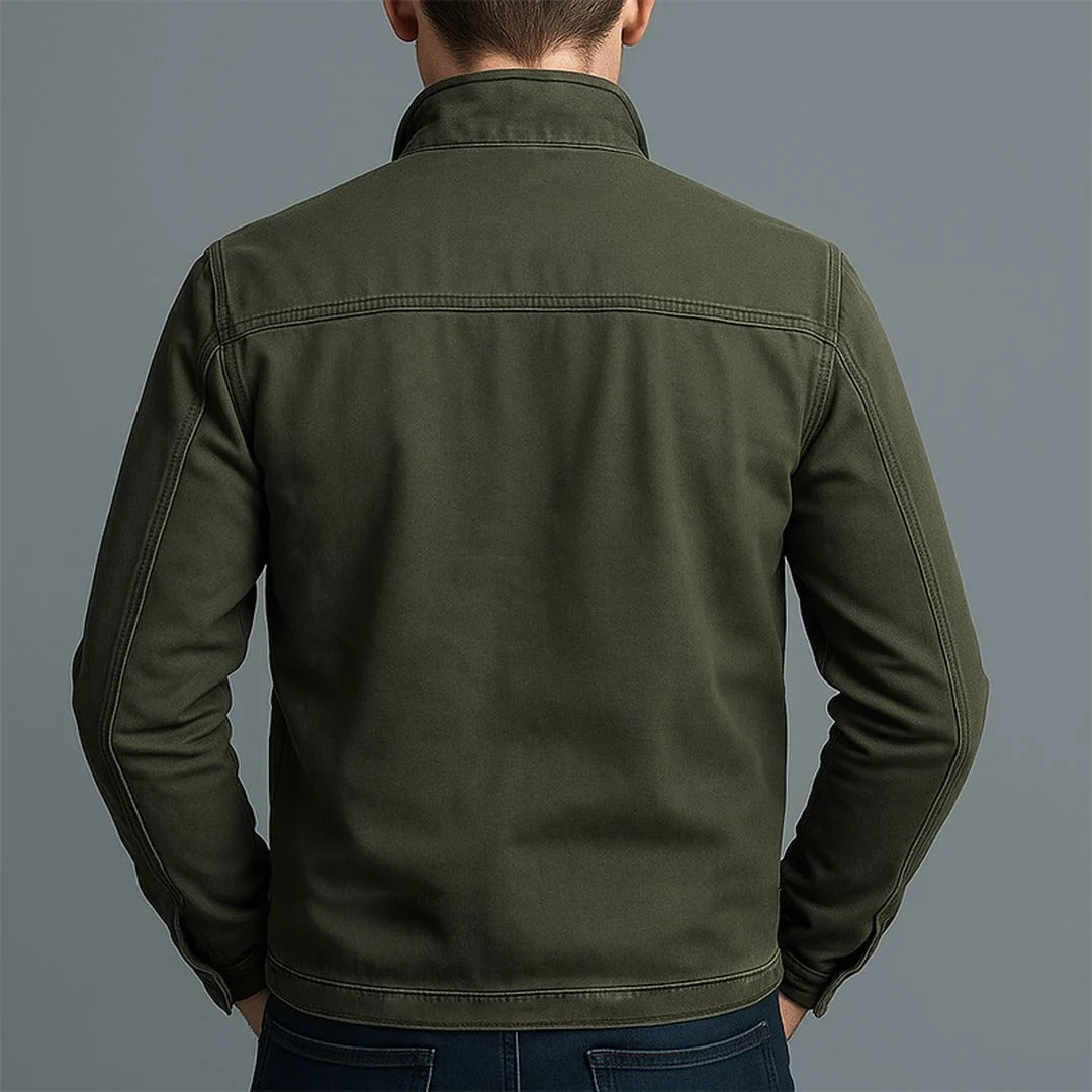Rodney | Vintage Cotton Zip Jacket