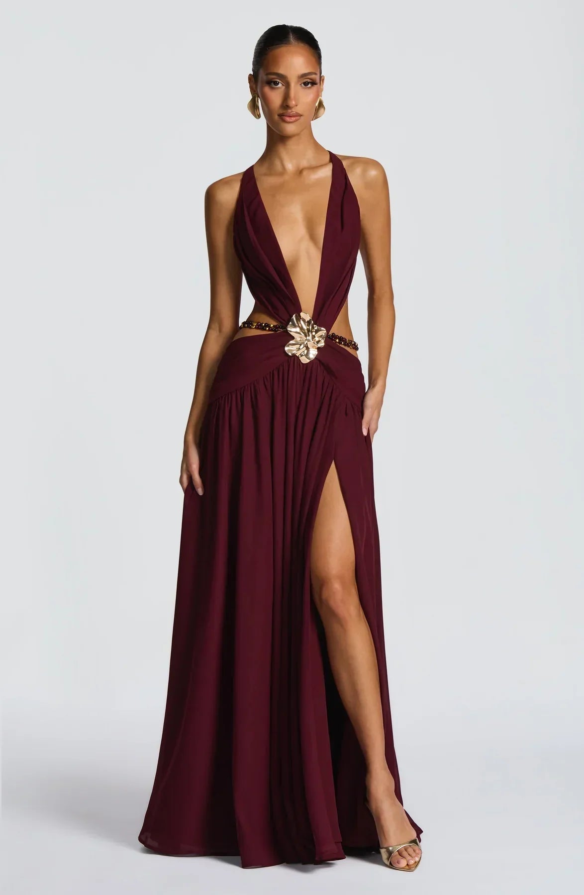 Isabella Orchid Maxi Dress
