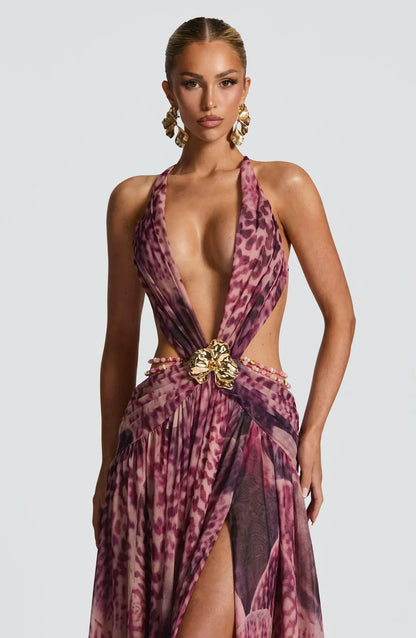 Isabella Orchid Maxi Dress