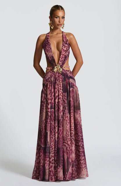 Isabella Orchid Maxi Dress