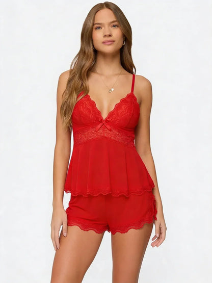 Midnight Muse Lace Set
