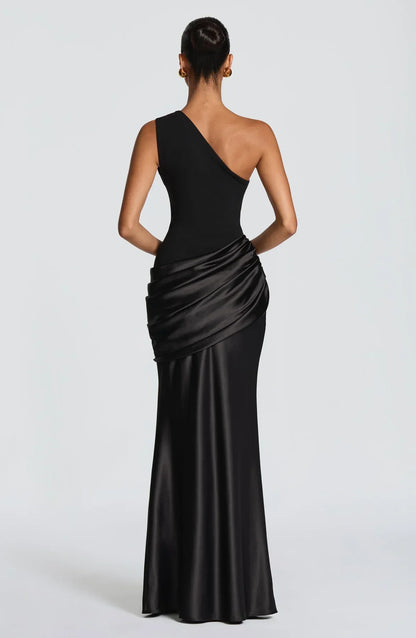 Serena Satin Maxi Dress