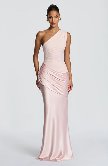 Serena Satin Maxi Dress