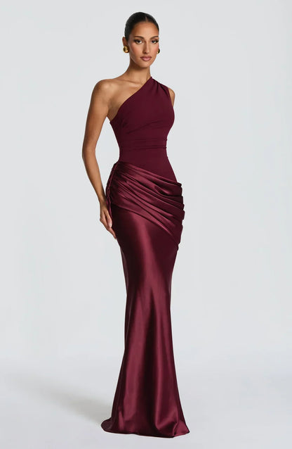 Serena Satin Maxi Dress